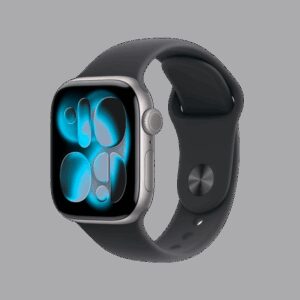Apple Watch Series 11 GPS 42mm Space Grey Aluminium Case With Black Sport Band MEV44 M/L