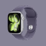 Apple Watch Series 11 GPS 46mm Silver Aluminium case+purple fog SB MEVA4 M/L
