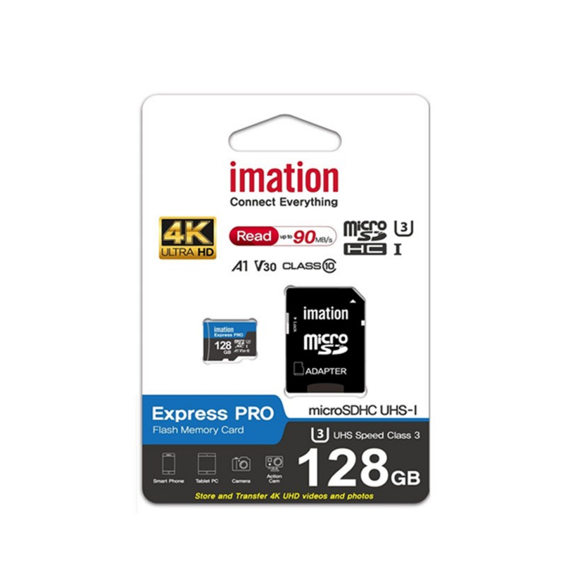 IMATION microSD 128GB U1 Class10 + adapter