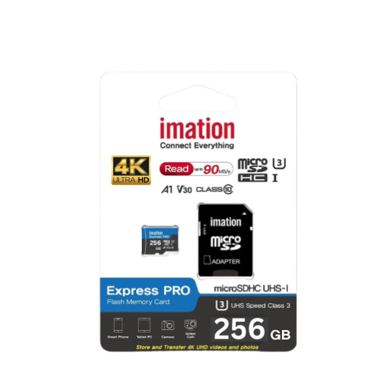 IMATION microSD 256GB UHS-I U3 V30 4K + adapter