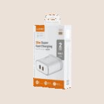 Kucni punjac LDNIO A2528C 35W PD (USB-C + USB-C) USB-C + kabal Lightning