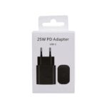 Kucni punjac Samsung Original 25W Fast Type-C Crni Adapter TA800