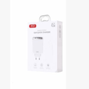 Kucni punjac XO CE22 2USB-C+ 2USB-A 45W White - glava