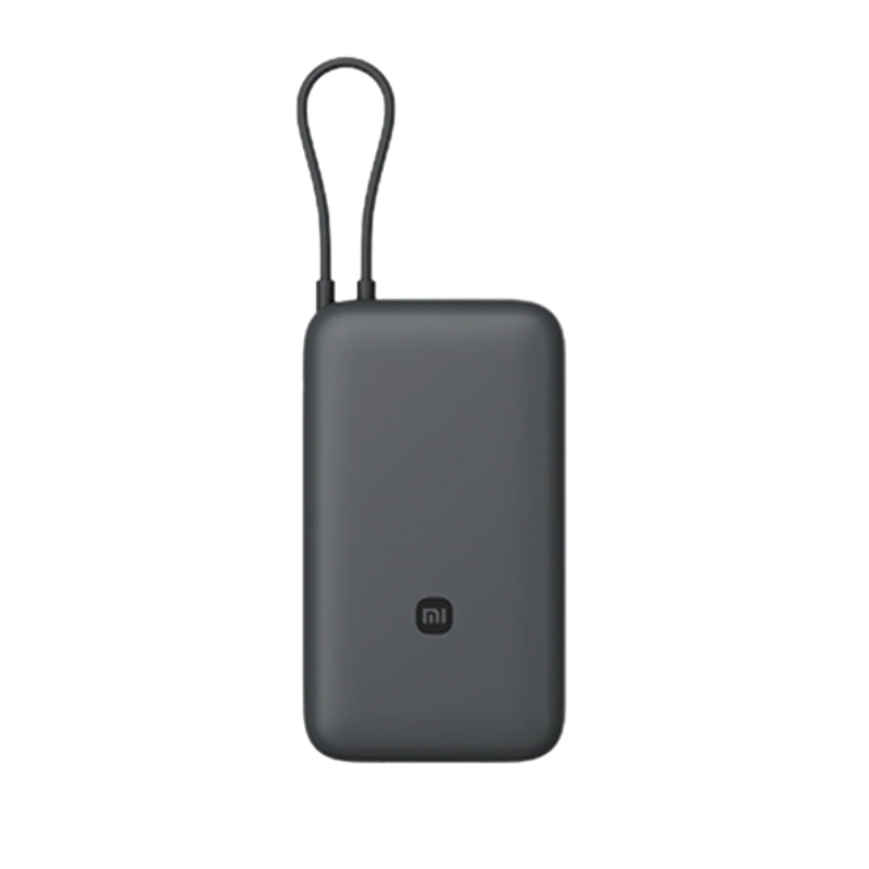 Power Bank Xiaomi 20000 mAh 18W (integrisan kabal) Dark Grey