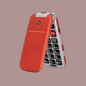 Telefon na tipke Artfone CF241A preklop Red