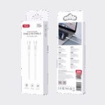 USB kabal XO NBQ298 Type C - Type C 240W White
