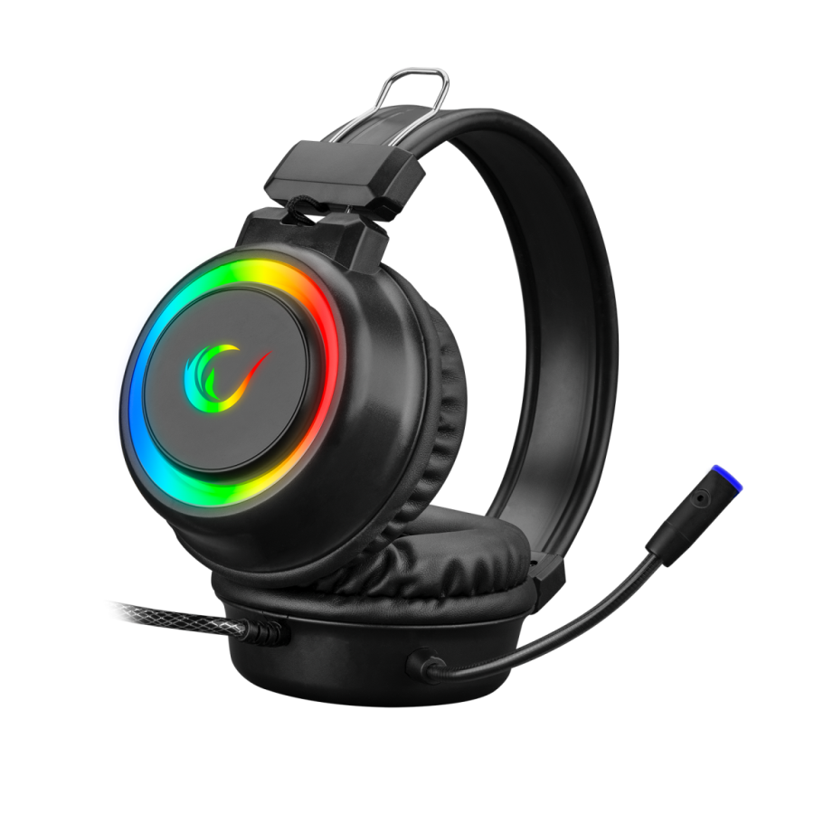 Slušalice sa mikrofonom gaming RAMPAGE SN-R10 ALQUIST black, 3,5 mm, RGB, 35527 - Image 3