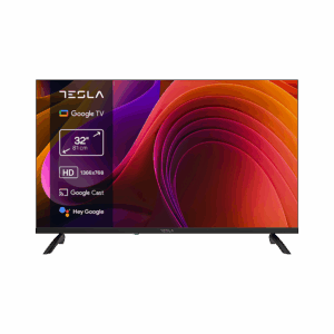 TESLA TV 32" 32E655BHS HD Google Powered by Google TV 2x10W Box Speakers
