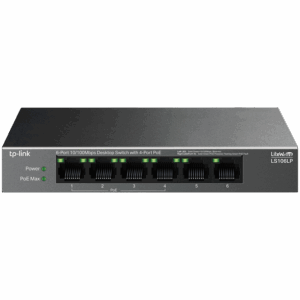 TP-Link LS106LP 6-Port 10/100 Mbps Desktop Switch