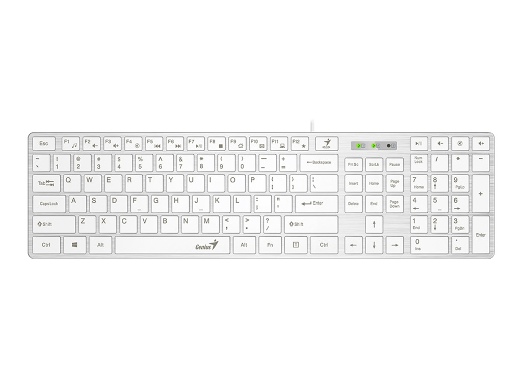 Genius SlimStar 126 bijela tastatura