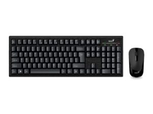 Genius KM-8101 wireless set tastatura + miš. Wireless veza preko USB dongle. Spill resistant. Membranske tipke. BS/HR/SER layout.