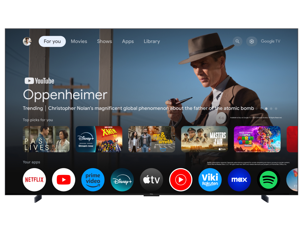 TCL 98"C7K 4K QD-Mini LED TV144Hz Google TV; Game Master;Audio BANG & OLUFSEN; HDR Premium; - Image 3