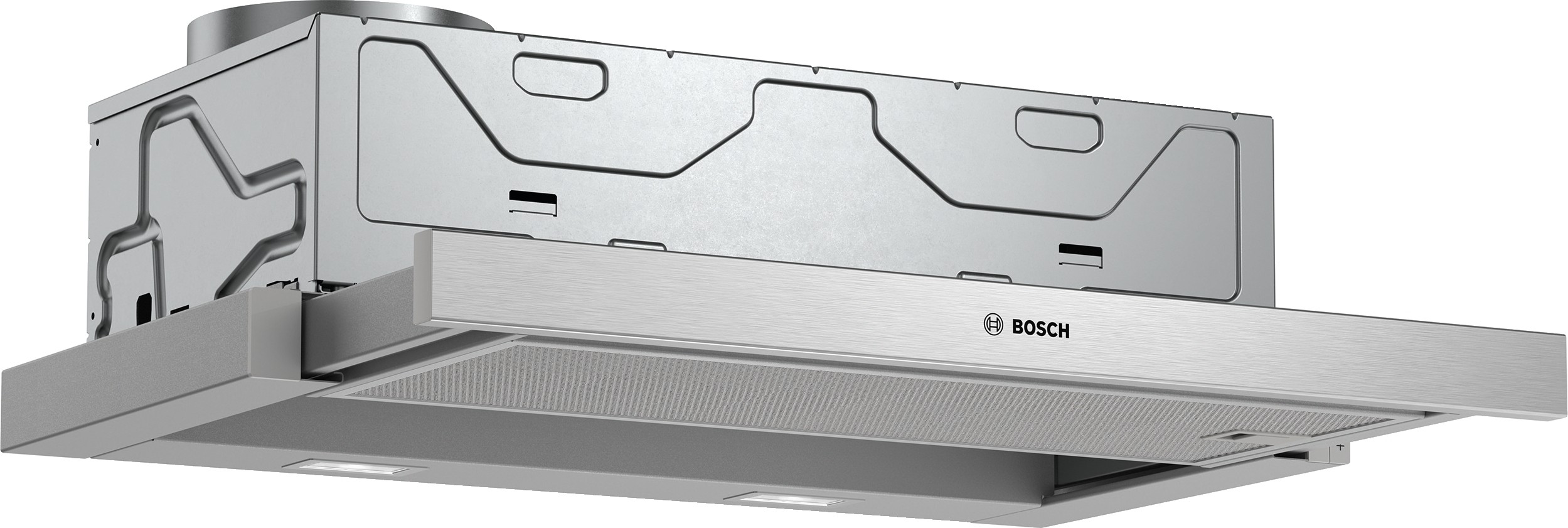 BOSCH Teleskopska napa DFM064A53 Serie 4|; 60 cm; A; 271m3/h; Buka:49/62dB; 4 podešavanja snage; LED osvjetljenje; INOX