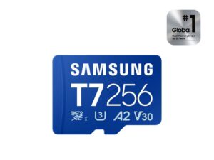 Samsung Micro SD 256GB T7;Up to 170MBs