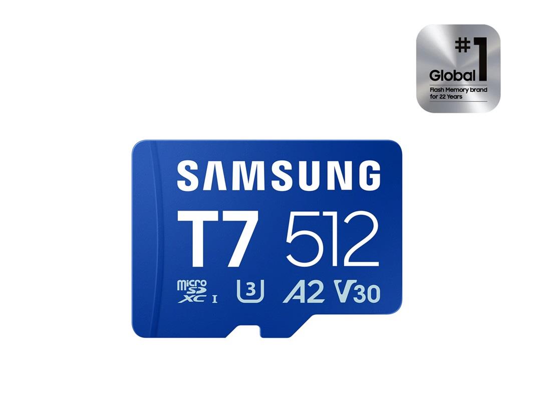 Samsung Micro SD 512GB T7;Up to 170MBs