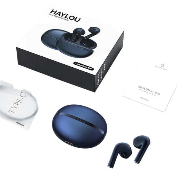 Haylou X1 2023 Bluetooth earbuds Blue - Image 3
