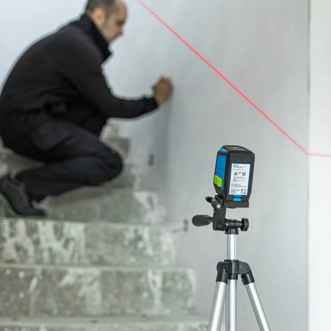 Hoegert križni CRVENI laserski nivelir HT4M071 - Image 3