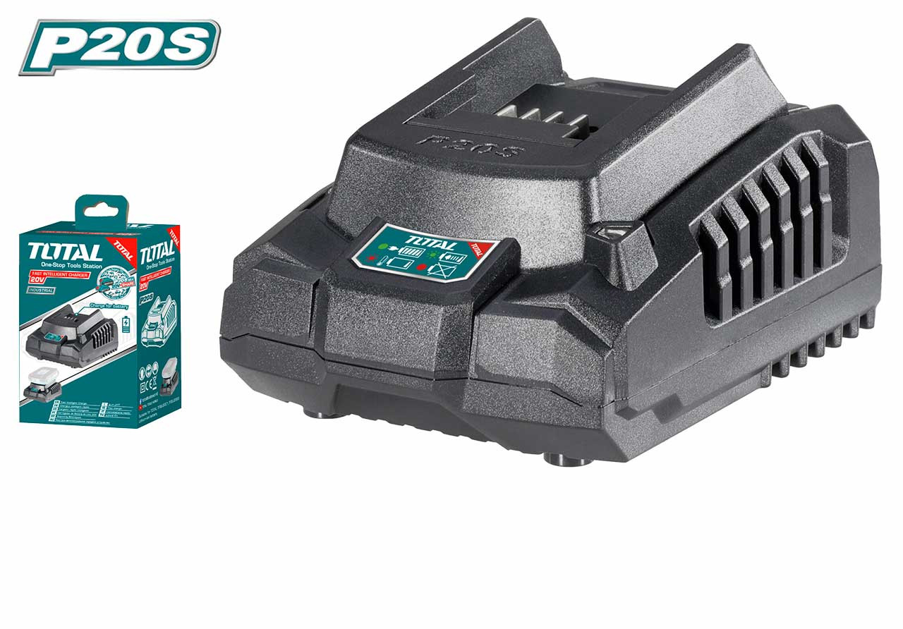 TOTAL punjač za baterije 20V TFCli