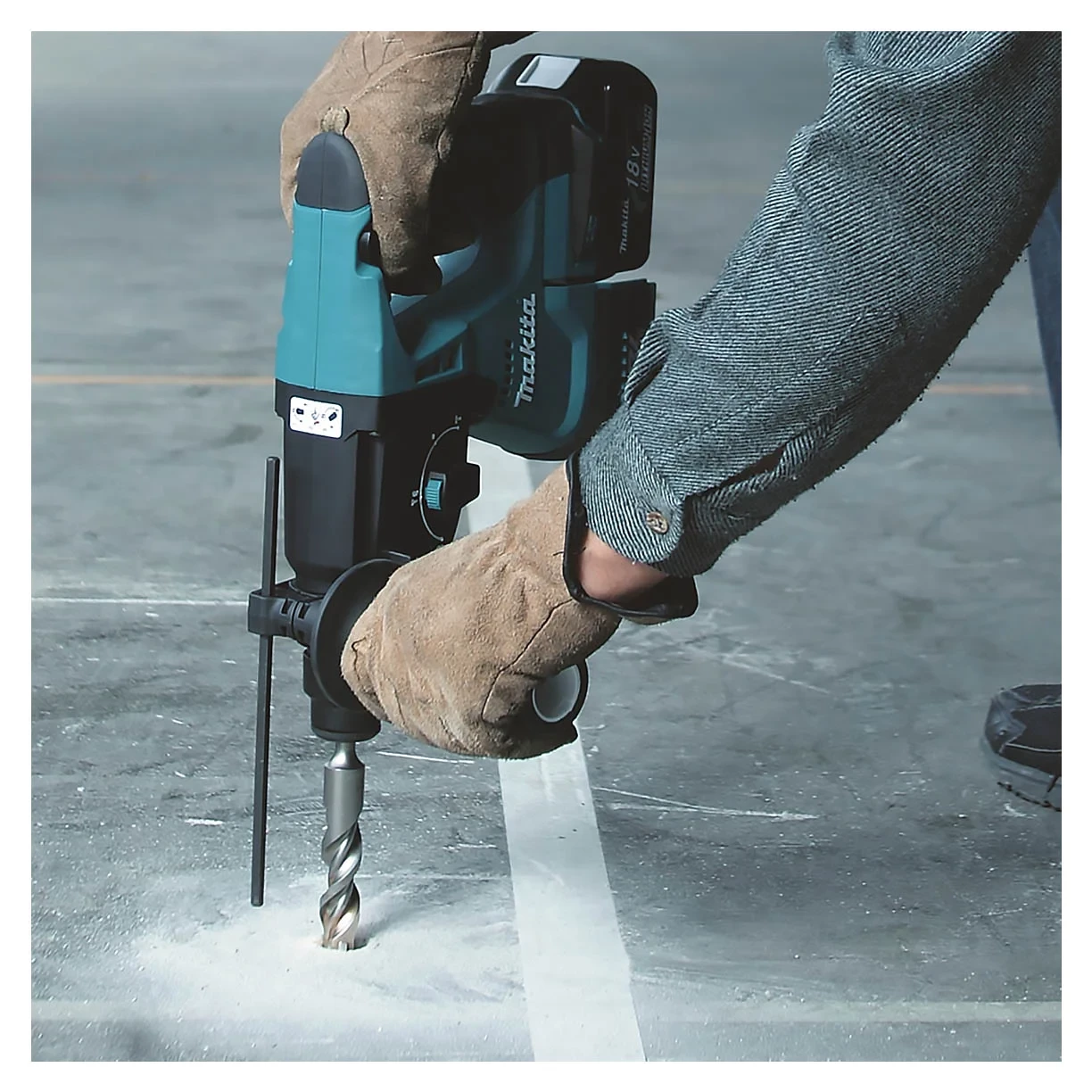 Makita aku čekić bušilica DHR243Z - Image 2