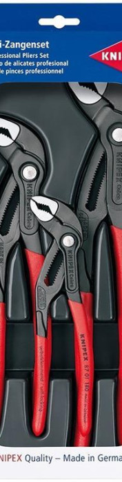 Knipex 3-dijelni set kliješta papagajki Cobra 00 20 09 V02 - Image 3