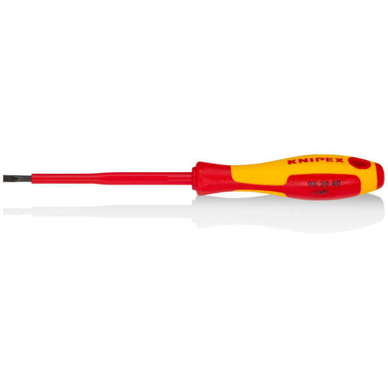 Knipex Odvijač Plosnati VDE 4,0 x 100 / 202 mm 1000V 98 20 40
