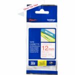 ORINK POT TRAKA TZE232 12mm crveno na bijelo