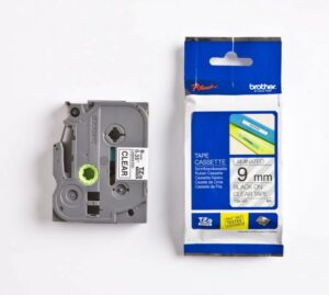 BROTHER POT PAP BRO TRAKA TZE121 9mm crno na prozirno