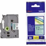 BROTHER POT PAP BRO TRAKA TZE731 12mm crno na zeleno