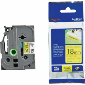 BROTHER POT PAP BRO TRAKA TZES641 18mm crno na bjelo strong