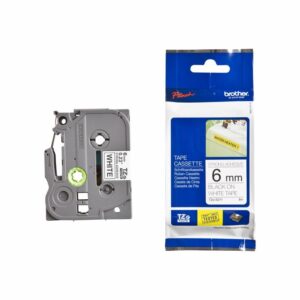 BROTHER POT PAP BRO TRAKA TZES 211 6mm crno na bjelo